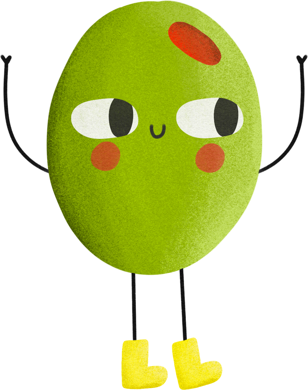 Ollie the olive character